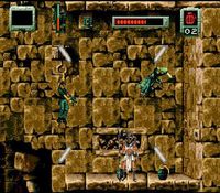 une photo d'Ã©cran de Stargate sur Nintendo Super Nes